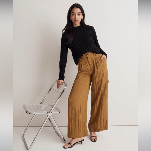 MWT Madewell The Harlow Wide-Leg Cargo Pant - Size 0 - Picture 2 of 9